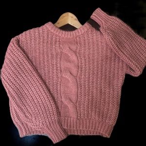 BelleDu Jour Pink Sweater Medium